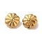 Ion Plating(IP) 304 Stainless Steel Beads, Flower, Golden, 9x5mm, Hole: 1mm