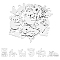 201 Stainless Steel Pendants, Horse, Dog with Heart, Lying Down Cat, Koala, Elephant with Heart, Panda, Stainless Steel Color, 9.5~18x12~19x1mm, Hole: 1.4~1.6mm, 36pcs/box