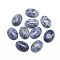 Natural Blue Spot Jasper Cabochons, Oval, 25x18x6~7mm