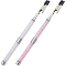 2Pcs Iron and PVC and Acrylic Alligator Memo Clips, Bracelets Helpers, Bracelets Assistant Clips, Jewelry Fastening Tool, Mixed Color, 18x0.8~10.5cm, 1pc/color