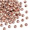 Preciosa® Crystal Hotfix Flatback Stones, Czech Crystal, Round(438 11 612 Chaton Rose VIVA 12 ®), 00030 266 Apricot, SS16(3.8~4mm)
