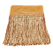 10 Yards Polyester Fringe Lace Trim, with PVC Sequins Tassel, for Clothing Accessories, Gold, 8-1/4 inch(210mm)