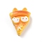 Cartoon Resin Cabochons, Imitation  Food, Pizza, 23.5x18x8mm
