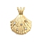 304 Stainless Steel Crystal Rhinestone Pendants, Leaf Charm, PVD Vacuum Plating, Real 18K Gold Plated, 20x15x6mm, Hole: 4mm