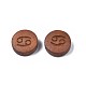 Деревянные бусины с лазерной гравировкой WOOD-S053-53G-2