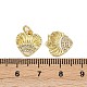 Латунные микро проложить кубического циркония подвески ZIRC-I367-04G-05-3