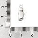 Латунные микропаве прозрачные подвески с фианитом KK-R219-27P-3