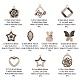 Подвески из сплава эмали 10шт 10 стиля FIND-YW0002-84-3