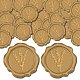 100шт. клейкие восковые наклейки DIY-CP0009-47B-1
