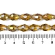Прозрачные стеклянные бусины гальваническим пряди EGLA-N013-T4mm-B08-4