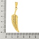 Ионное покрытие (ip) подвески из нержавеющей стали 304 STAS-R231-03G-3