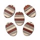 Подвески из дерева венге WOOD-F013-02-1