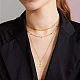 Латунные микро проложить кубического циркония подвески KK-BC0006-30G-8