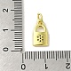 Латунные микро проложить кубического циркония подвески KK-M283-28C-02-3