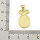 Подвески из латуни с эмалью в стойку KK-U029-12G-3