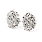 Серьги-гвоздики из нержавеющей стали 304 EJEW-I290-02P