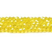 Прозрачные стеклянные бусины гальваническим пряди GLAA-F029-2mm-A21