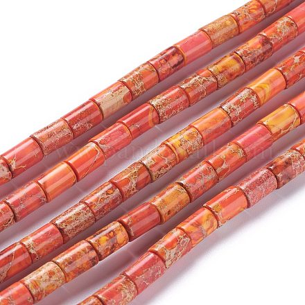 Натуральные имперские нитки из яшмы G-P444-04B-1