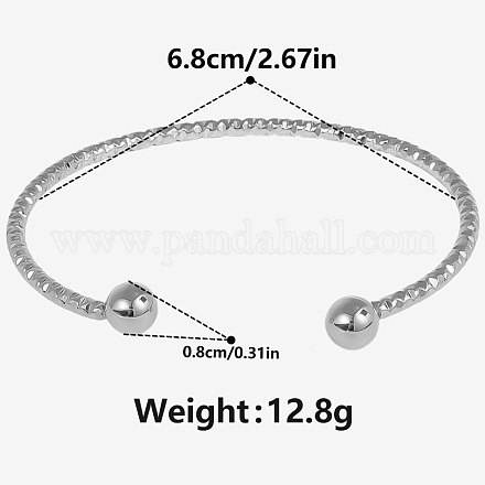 Браслеты-манжеты из нержавеющей стали 304 UO5787-1-1