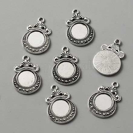 Подвеска из сплава журнала в тибетском стиле FIND-WH0126-14AS-1