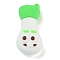PVC Pendants, Vegetable, for Keychain, 51x24x16.5mm, Hole: 3mm