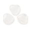 Heart Natural Quartz Crystal Palm Stones, Anxiety Healing Thumb Stone, 19.5~20.5x20~20.5x5.8~6.8mm