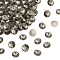 Preciosa® MAXIMA Crystal Round Stones, Czech Crystal, Bicone(436 11 177 Rivoli), Dura Foiling, 40010 Black Diamond, SS47(10.55~10.9mm)