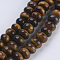 Natural Tiger Eye Beads Strands, Rondelle, 6x4mm, Hole: 0.8mm, about 96pcs/strand, 15.3 inch(39cm)