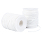 PandaHall 2 Rolls 100m Plastic Lacing Cord 2.3mm Lanyard String for Jewelry Craft Bracelet Making, White