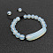 Opalite Bead Braided Bead Bracelets for Women Men, No Size