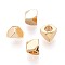 Brass Spacer Beads, Cadmium Free & Nickel Free & Lead Free, Faceted, Nuggets, Real 18K Gold Plated, 4x4x4mm, Hole: 2mm