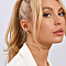 Stylish 201 Stainless Steel Heart Hoop Earrings, Golden, 13x15mm
