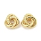 Brass Beads, Cadmium Free & Nickel Free & Lead Free, Trinity Knot, Real 18K Gold Plated, 7x7x3mm, Hole: 1.8mm