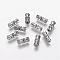 Brass Screw Clasps, Perfect Ending for Your Jewelry, Platinum, 10~11x4.5mm, Hole: 1~1.2mm