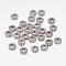 Tibetan Style Alloy Beads, Cadmium Free & Lead Free, Donut, Antique Silver, 8x2mm, Hole: 3mm