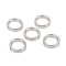 Non-Tarnish 304 Stainless Steel Beads, Large Hole Beads, Ring, Stainless Steel Color, 17.8x3.9mm, Hole: 13.8mm