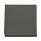 Velvet Cloth Jewelry Flap Pouches, Folding Envelope Bag for Earrings, Bracelets, Necklaces Packaging, Square, Gray, 8.1x8cm