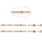 Handmade 304 Stainless Steel Dapped Chains, Cable Chains, with Enamel and Spool, Soldered, Flat Oval, Long-Lasting Plated, Silver, 3x1.5x0.1~1mm, about 32.8 Feet(10m)/roll