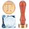 CHGCRAFT Letter T Ice Stamp Ice Cubes Press Stamp Ice Bar Drinks Stamp with Removable Stamp Handle and Velvet Pouches for Cocktail Party Wedding Whiskey Mojito Ice Drinks Making