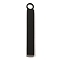 304 Stainless Steel Pendants, with 201 Stainless Steel Bails, Cuboid, Gunmetal, 42x6x6mm, Hole: 4mm