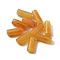 Acrylic Beads, Tube, Imitation Stone, Column, Goldenrod, 20x8mm, Hole: 2mm