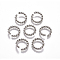 Tarnish Resistant 304 Stainless Steel Twisted Jump Rings, Open Jump Rings, Round Ring, Stainless Steel Color, 10 Gauge, 15x2.5mm, Inner Diameter: 10mm