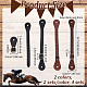 4 комплект ремней для шпор из кожи двух цветов FIND-OC0003-55-2
