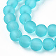 Прозрачные стеклянные бусины GLAA-S031-8mm-18-3
