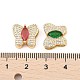 Латунные микро проложить кубического циркония слайд подвески ZIRC-I068-16G-3
