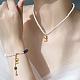 Подвески из кубического циркония с покрытием из латуни ZIRC-SZ0003-87-6