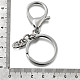 Застежки для брелков из сплава и железа FIND-Q003-02P-3