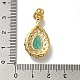 Подвеска из латуни с микро-паве и кубическим цирконием KK-H485-20G-01-3
