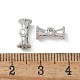 Латунные микро проложить кубического циркония бусы KK-U052-19P-3