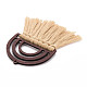 Кулоны с кисточкой из поликоттона (полиэстера) FIND-T052-14A-3